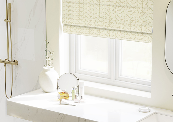 Orla Kiely Linear Stem, Natural - Twist&Fit Roman Blind - Image 5